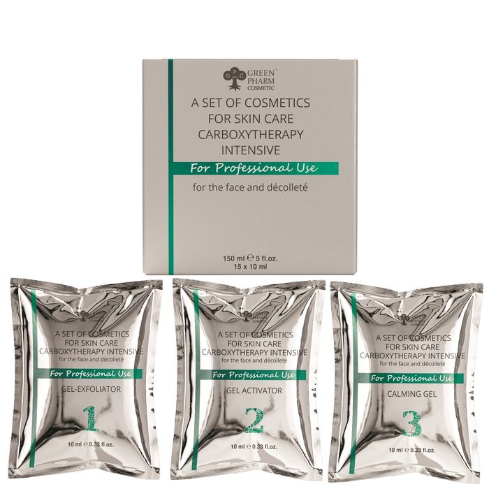 Kit de soins cosmétiques pour la peau Carboxythérapie Intensive pour le visage et le décolleté, 150 ml