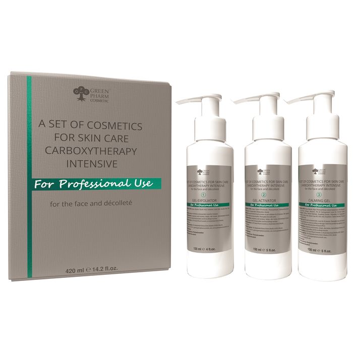 Kit de soins cosmétiques pour la peau Carboxythérapie Intensive pour le visage et le décolleté, 420 ml