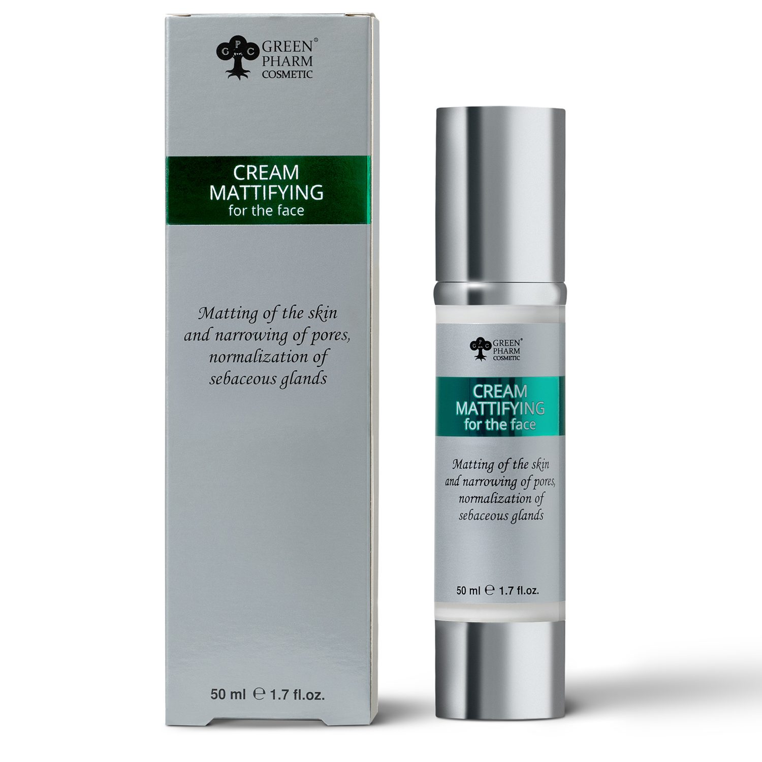 Crème matifiante pour le visage, 50 ml