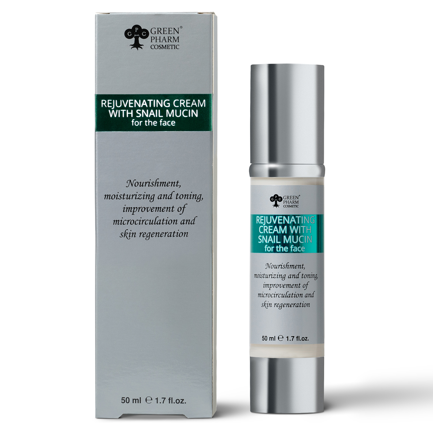 Crème anti-âge à la mucine d’escargot pour le visage, 50 ml